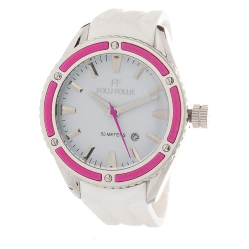 Folli Follie Wf0t027zdp Ladies Quartz Watch White 45mm