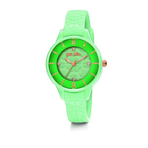 Folli Follie Wf15p027zse Ladies Quartz Watch Green 28mm