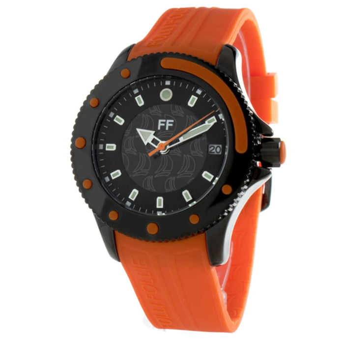 Folli Follie Wf1y002zdo Men’s Quartz Watch Black 40 Mm