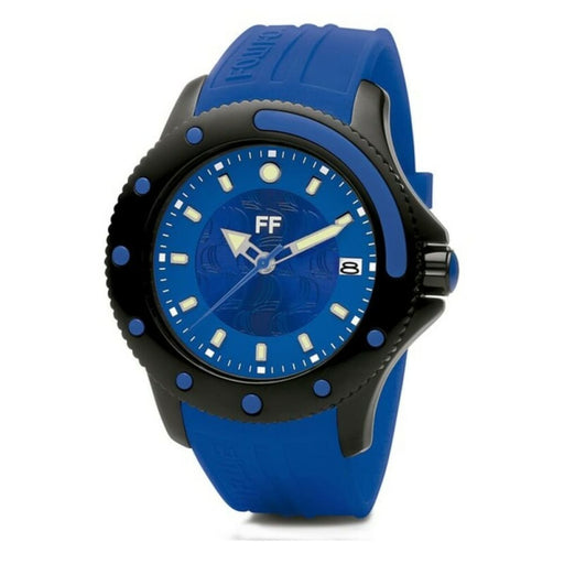 Folli Follie Wf1y002zdu Ladies Quartz Watch Blue 44mm