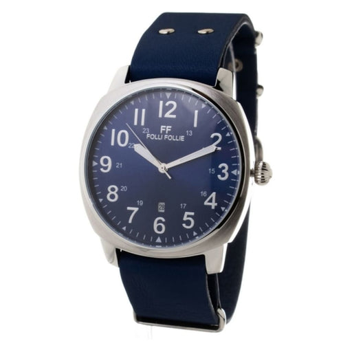 Folli Follie Wt14t0015dv Men’s Quartz Watch Blue 40 Mm