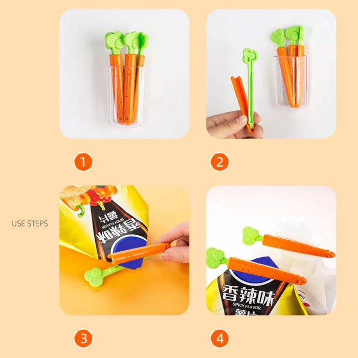 Food Sealing Clips For Storage Bags And Wraps