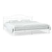 Bed Frame White Metal 137x187 Cm Xaixtl