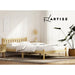 Bed Frame Wooden Double Size Base Pine Timber Mattress