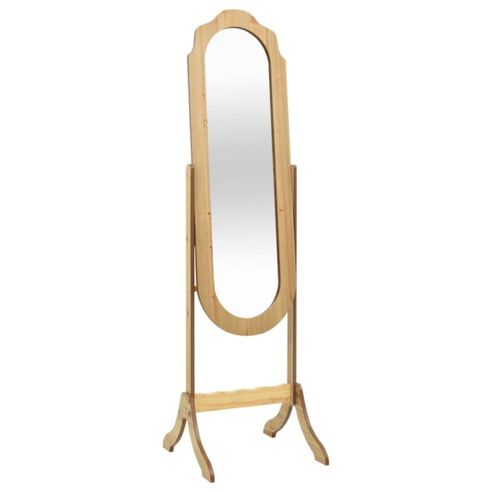 Free Standing Mirror 45.5x47.5x160 Cm Engineered Wood Tptkbp