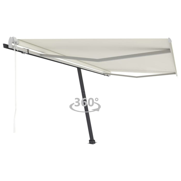 Freestanding Automatic Awning 400x300 Cm Cream Tbkpnax