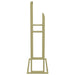 Freestanding Towel Rack Gold 48x24x78.5 Cm Iron Tatbnk