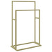 Freestanding Towel Rack Gold 48x24x78.5 Cm Iron Tatbnk