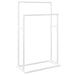 Freestanding Towel Rack White 48x24x78.5 Cm Iron Tatbnn