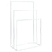 Freestanding Towel Rack White 48x24x79 Cm Iron Tatbko