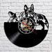 French Bulldog Couple Wall Art Home Decor Clock Made