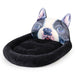 3d French Bulldog Pattern Soft Washable Bed Cushion For Dog