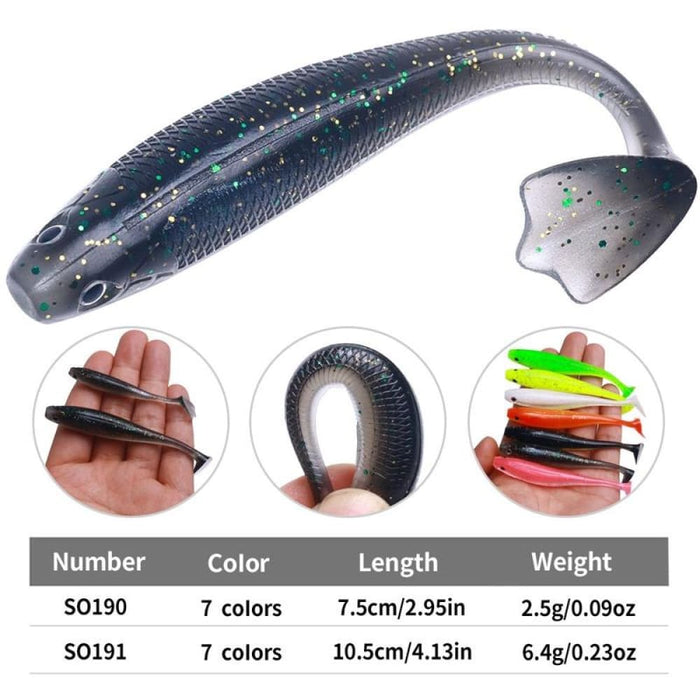 Freshwater t Tail Soft Bait For Fishing Colour 1