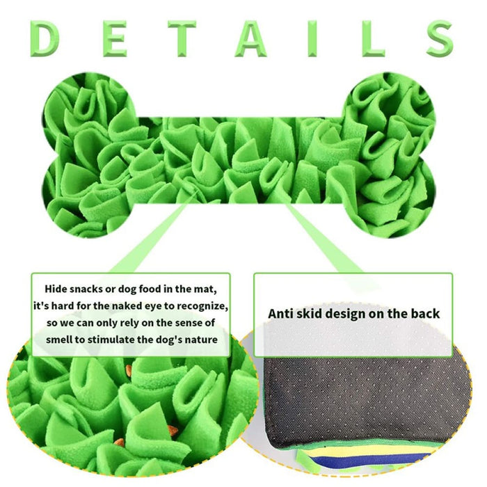 Eco-friendly Durable Slow Feeding Dog Puzzle Snuffle Mat