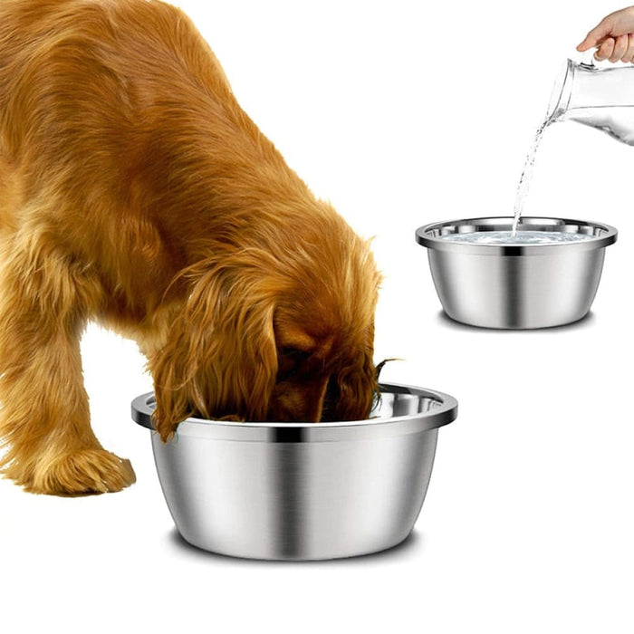 Eco-friendly Smooth Edge Stable Bottom Pet Food Water Bowl