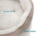 Eco-friendly Washable Slip-resistant Soft Pet Round Cushion