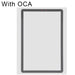 Front Screen Outer Glass Lens With Oca Optically Clear