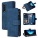 Frosted Leather Zip Wallets For Samsung Galaxy z Fold 4