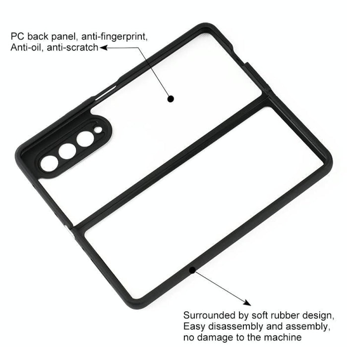 Frosted Tpu Pc Case For Samsung Galaxy z Fold 4