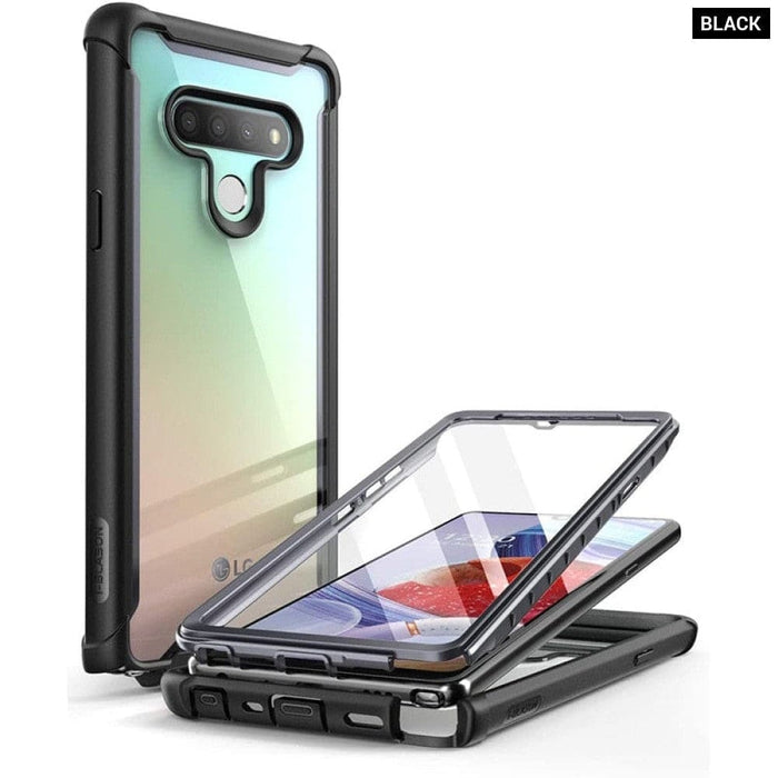 Full-body Rugged Clear Bumper Case With Built-in Screen