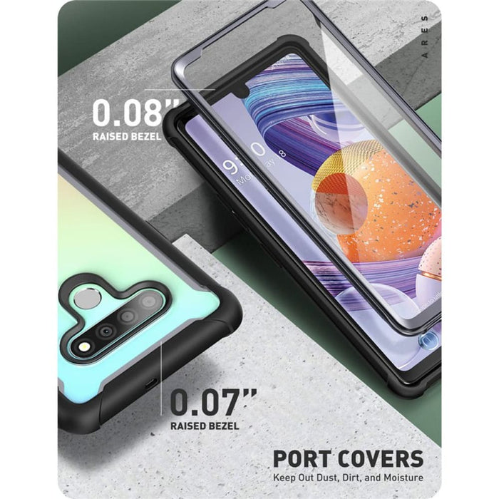 Full-body Rugged Clear Bumper Case With Built-in Screen