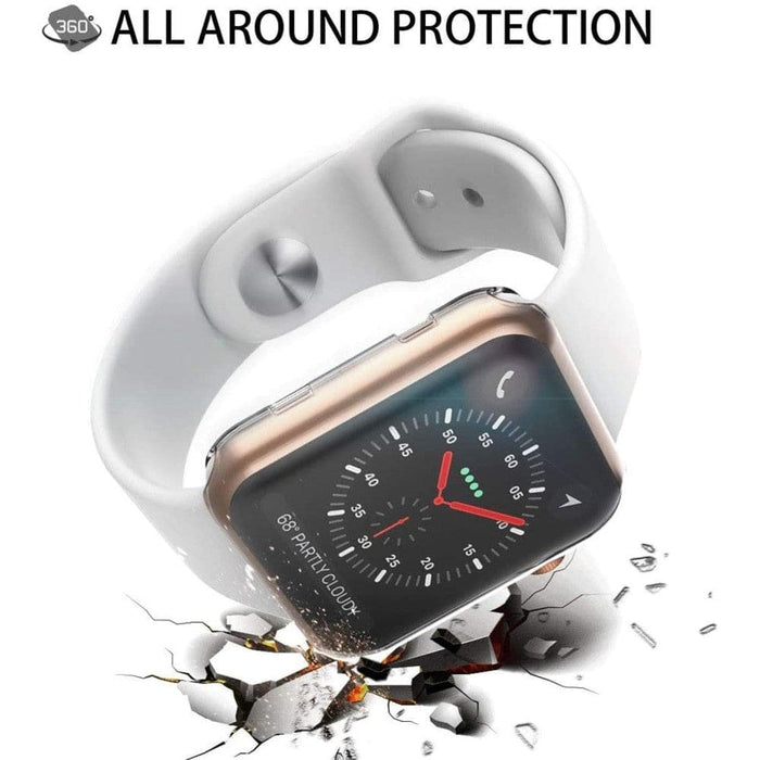 Full Tpu Bumper Screen Protector Cover For Apple Watch