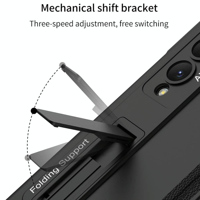 Full Coverage Magnetic Anti Peep Fold Case For Samsung