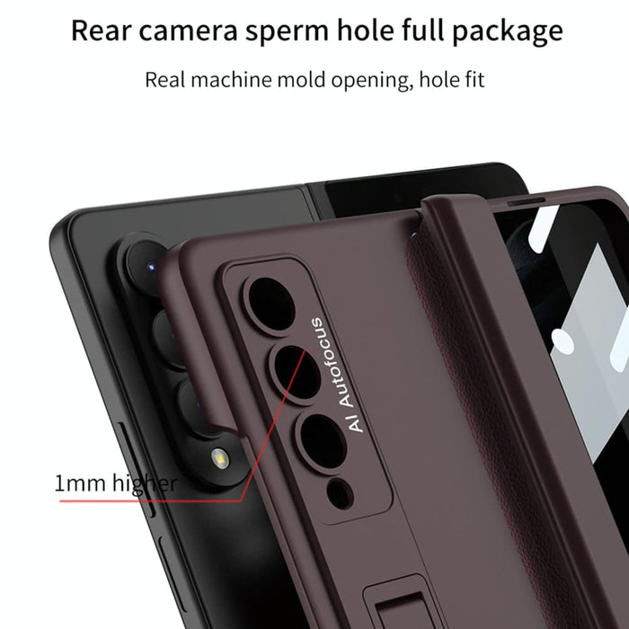 Full Coverage Magnetic Anti Peep Fold Case For Samsung