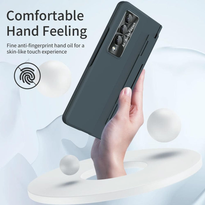 Full Coverage Phone Case With Hinge All In One For Samsung