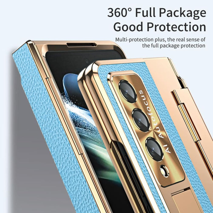 Full Coverage Phone Case With Hinge All In One For Samsung