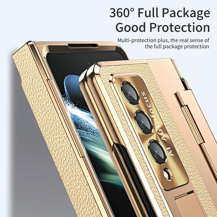 Full Coverage Phone Case With Hinge All In One For Samsung