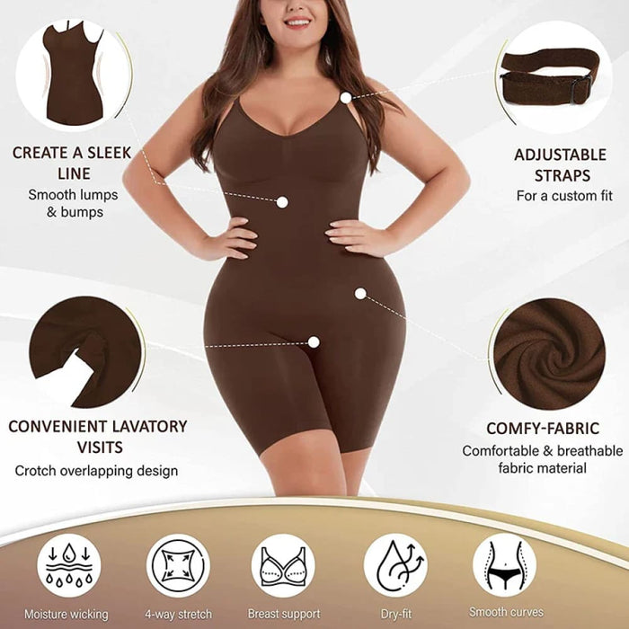 Full Coverage Shapewear Thigh Slimmer With Butt Lift