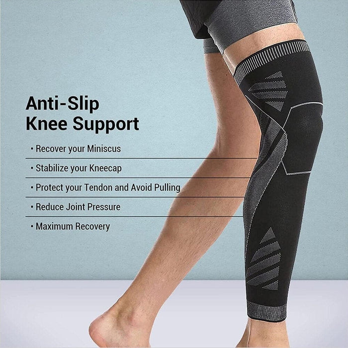 Full Leg Knee Compression Sleeves Protector