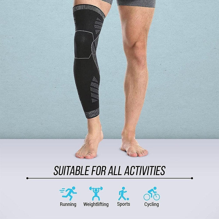 Full Leg Knee Compression Sleeves Protector