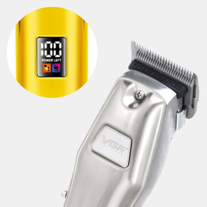 Full Metal Electric Cordless Adjustable Hair Trimmer For Men