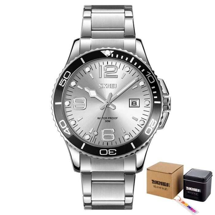 Full Steel Classic Design Quartz Watch For Men’s