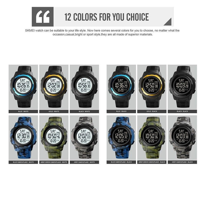 Fully Led Digital Casual Men Sport Watch