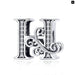 Funny 925 Sterling Silver Diy Letter Alphabet Metal Beads