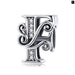 Funny 925 Sterling Silver Diy Letter Alphabet Metal Beads