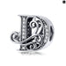 Funny 925 Sterling Silver Diy Letter Alphabet Metal Beads