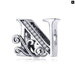 Funny 925 Sterling Silver Diy Letter Alphabet Metal Beads