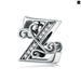 Funny 925 Sterling Silver Diy Letter Alphabet Metal Beads