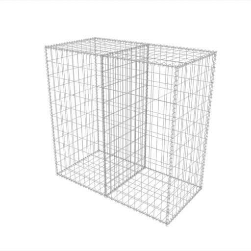 Gabion Basket Galvanised Steel 100x50x100 Cm Oaxppb