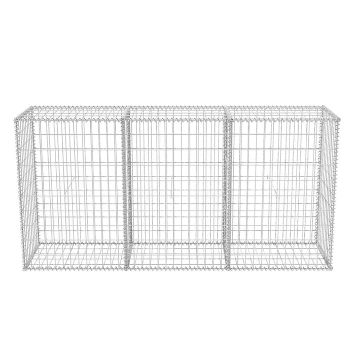 Gabion Basket Galvanised Steel 200x50x100 Cm Oaxppx