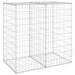 Gabion Wall With Covers Galvanised Steel 100x60x100 Cm