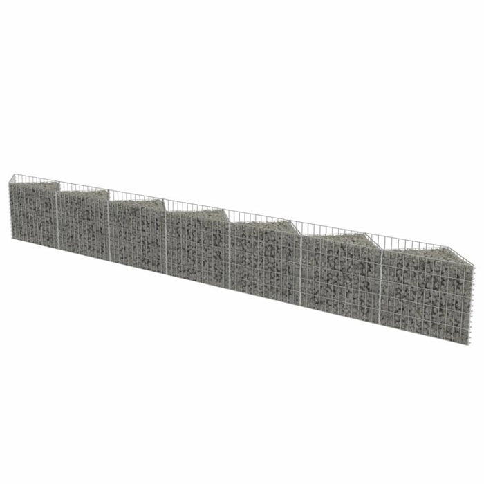 Gabion Wall Galvanised Steel 450x30x50 Cm Oatpix