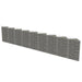 Gabion Wall Galvanised Steel 630x30x100 Cm Oatpit