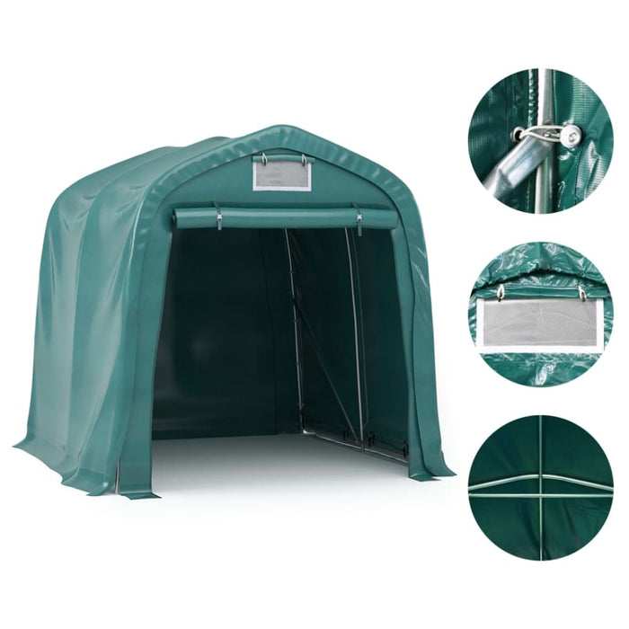 Garage Tent Pvc 1.6x2.4 m Green Tbplatb