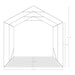 Garage Tent Pvc 1.6x2.4 m Green Tbplatb