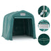 Garage Tent Pvc 2.4x2.4 m Green Tbplato